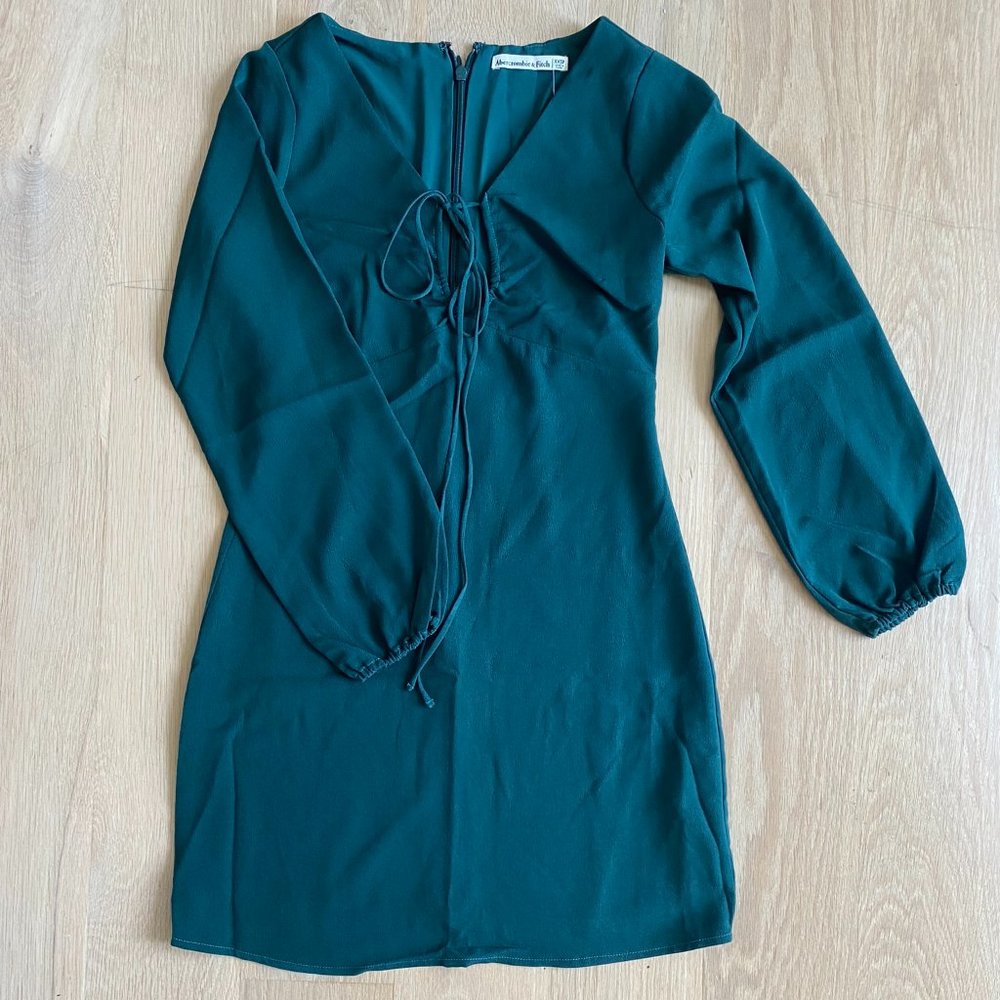 Abercrombie & Fitch Silky Green Dress